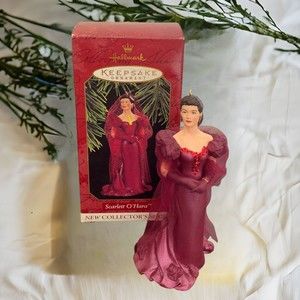 Hallmark 1997 Keepsake Ornament Scarlett O'Hara #1 Series Gone with the Wind Box